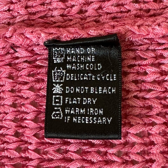 August Silk Knit Top, Rose/Pink, Large - Picture 7 of 7